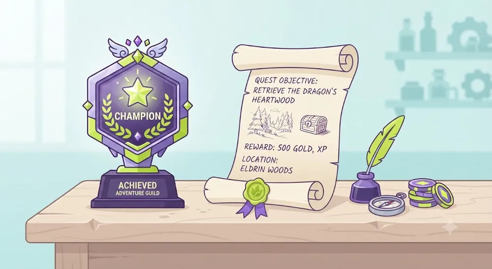 Badges, quests and seasons as real systems